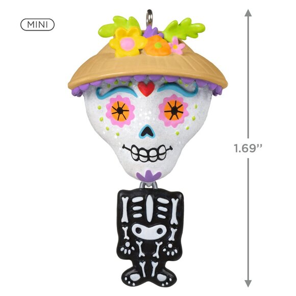 New! Sweet Sugar Skull Hallmark Keepsake Ornament 2022 Mexican Day of the Dead - Picture 3 of 5